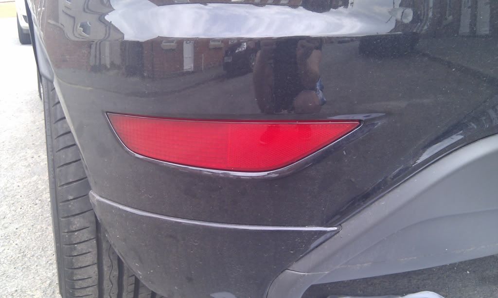 Rear reflector for ford fiesta